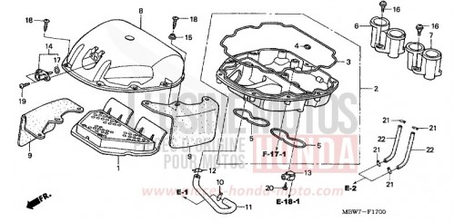 AIR CLEANER CBR600F6 de 2006
